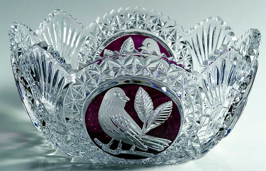 Byrdes Collection, The Ruby 8" Round Bowl by Hofbauer-1