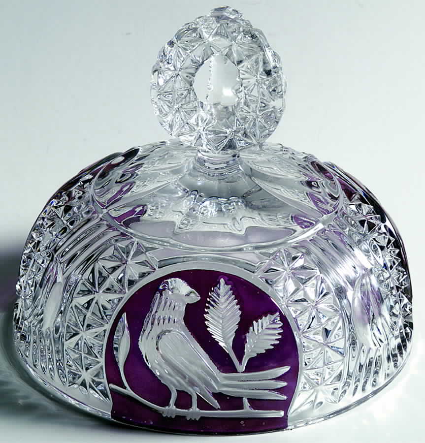 Byrdes Collection, The Ruby Center Lid for 12" Round 4 Part Relish by Hofbauer-1