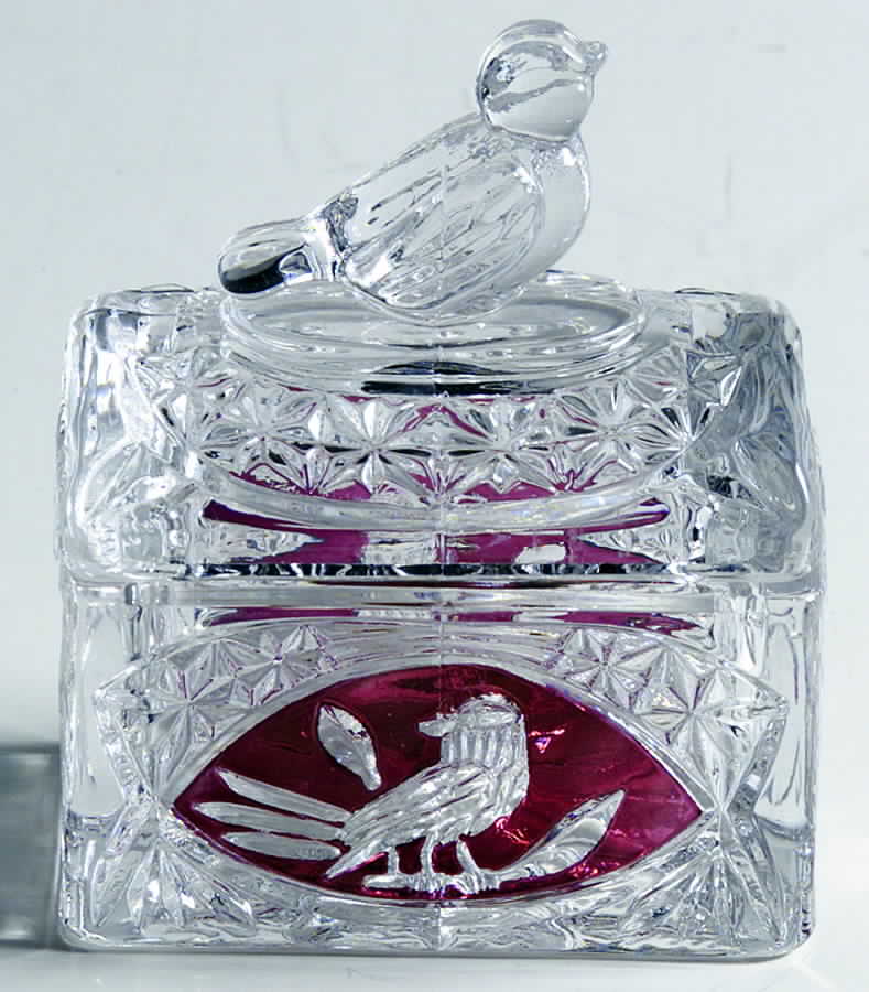 Byrdes Collection, The Ruby Small Trunk Box & Lid by Hofbauer-1