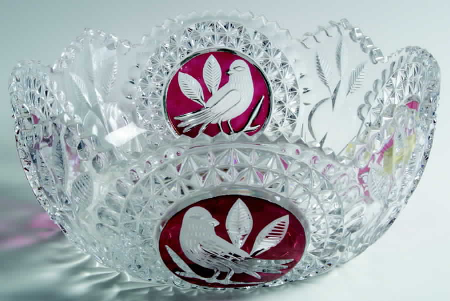 Byrdes Collection, The Ruby 10" Round Bowl by Hofbauer-1