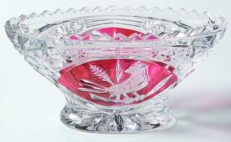Byrdes Collection, The Ruby Oval Box No Lid by Hofbauer-1