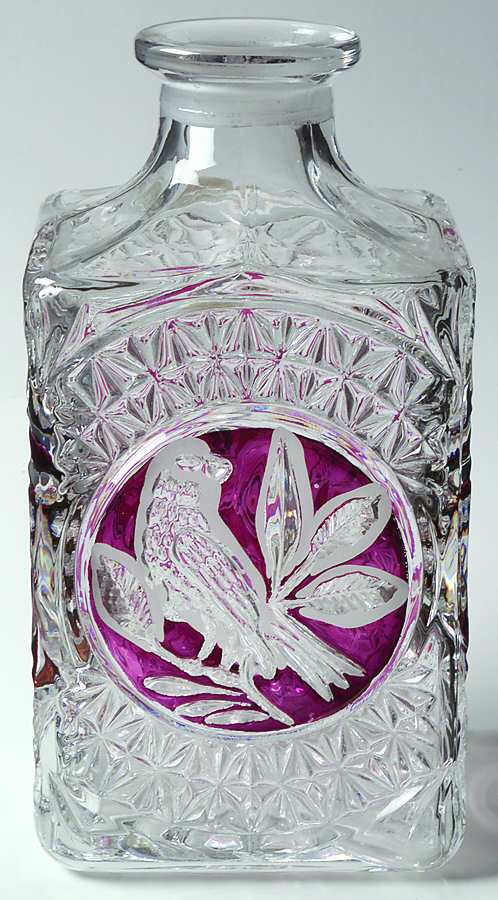 Byrdes Collection, The Ruby Decanter No Stopper by Hofbauer-1