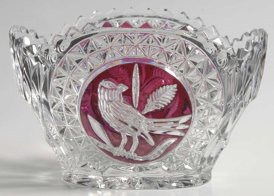 Byrdes Collection, The Ruby 6" Oval Bowl by Hofbauer-1
