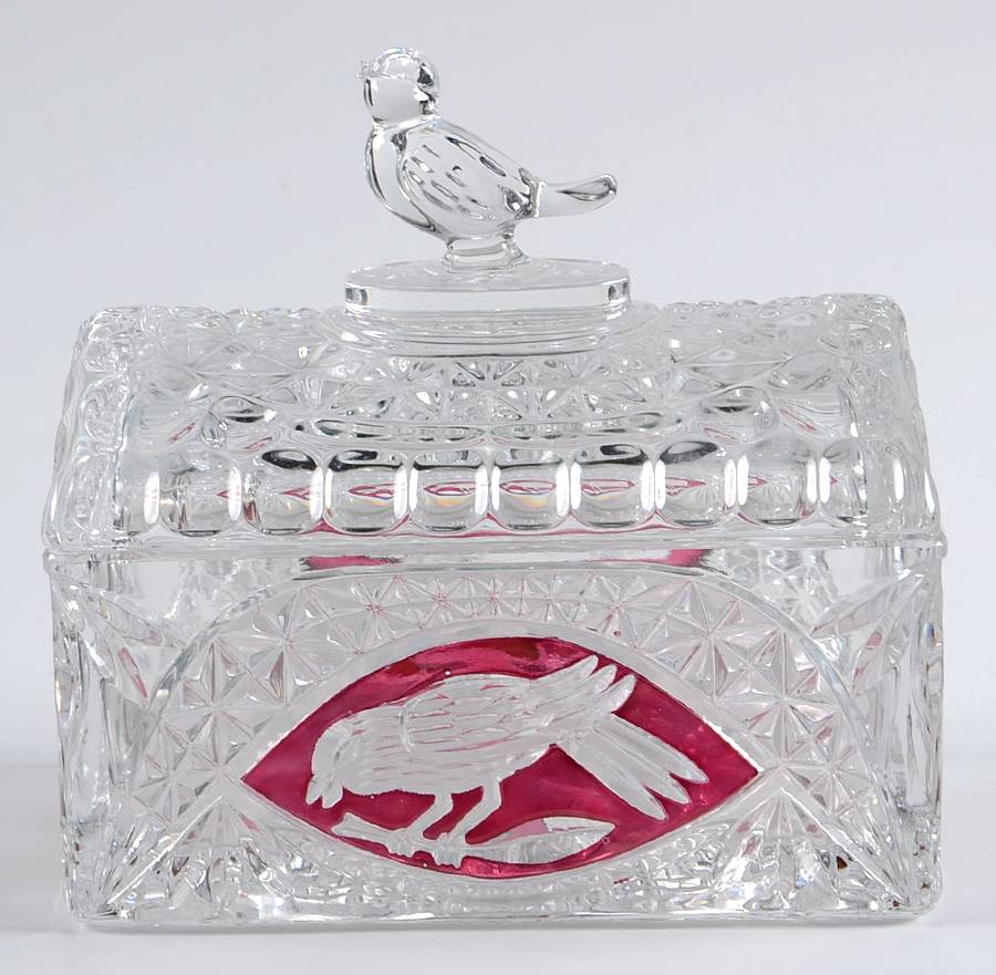 Byrdes Collection, The Ruby Large Chest Box with Lid by Hofbauer-1