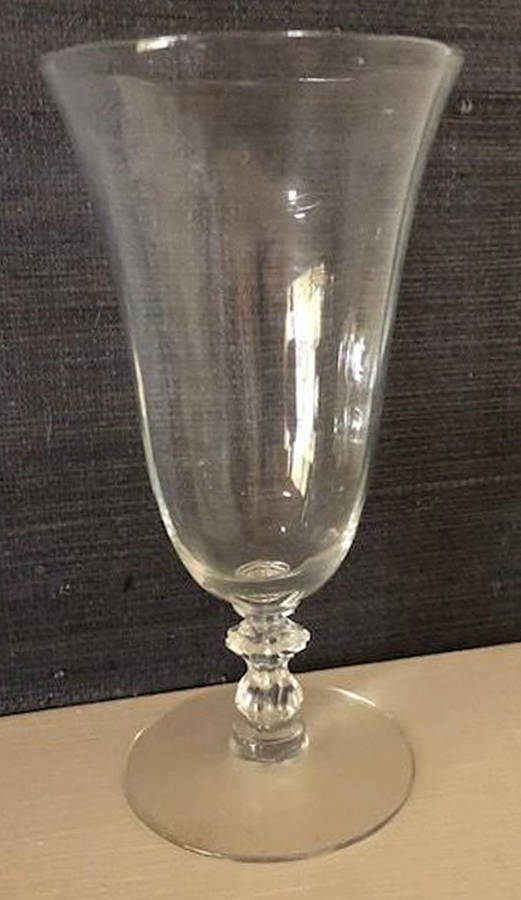 Ding Footed Tumbler by Huntington Glass-1