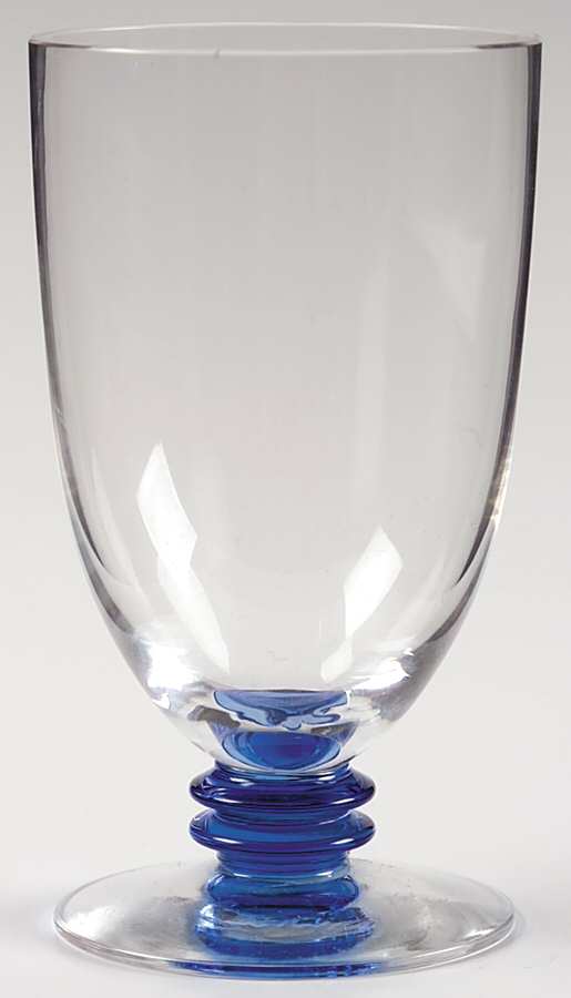 Attica Blue Mineral Water Glass by Holmegaard-1