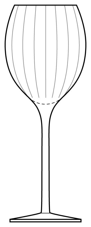 Capriccio Water Goblet by Holmegaard-1