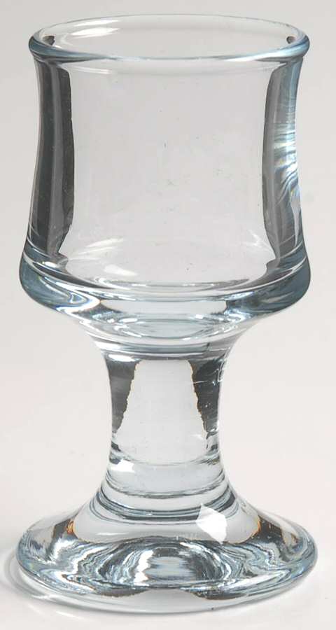 Danish Ships Ice Blue Cordial Glass by Holmegaard-1