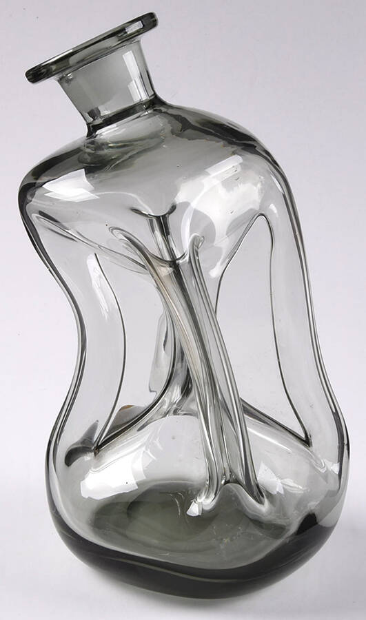 Elsinore Smoke Decanter No Stopper by Holmegaard-1