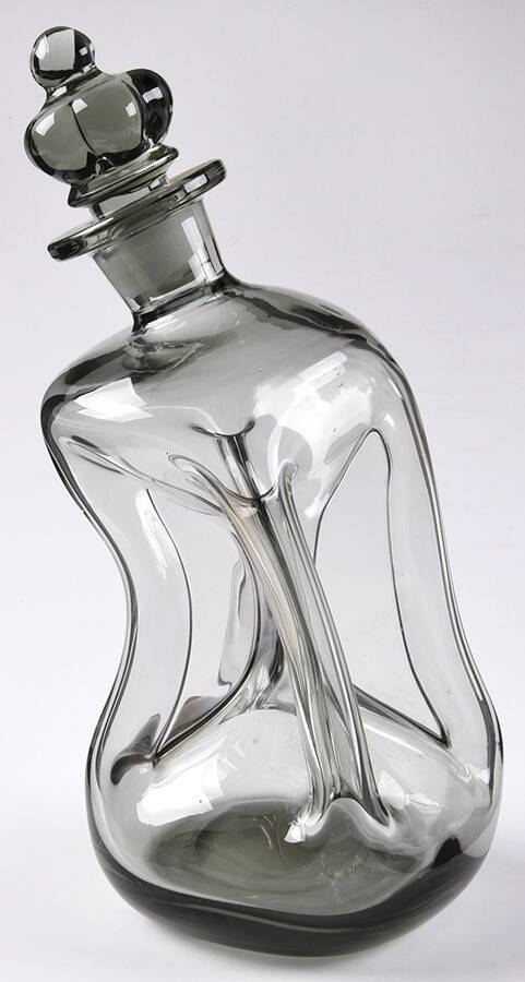 Elsinore Smoke Decanter & Stopper by Holmegaard-1