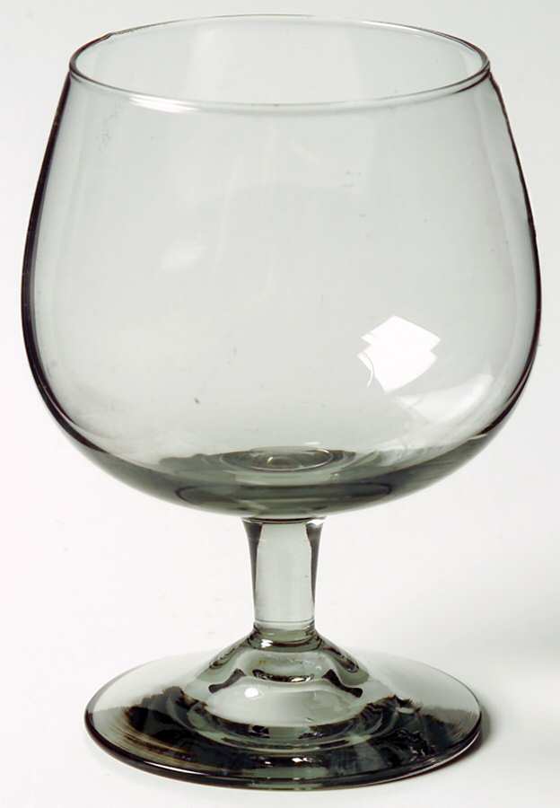 Elsinore Smoke Brandy Glass by Holmegaard-1