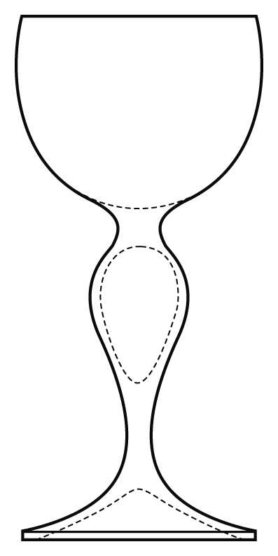 Gala Water Goblet by Holmegaard-1