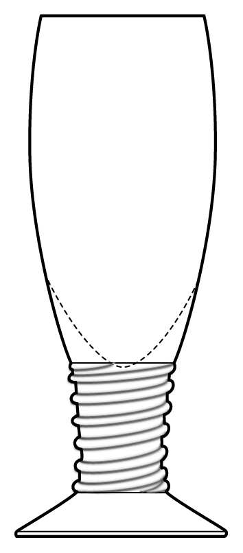 Spiral Water Goblet by Holmegaard-1