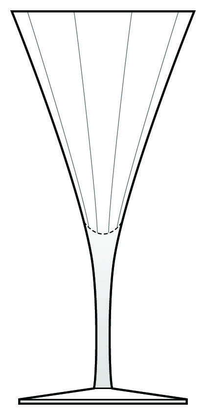 Balloon Flower Water Goblet by Hoya-1