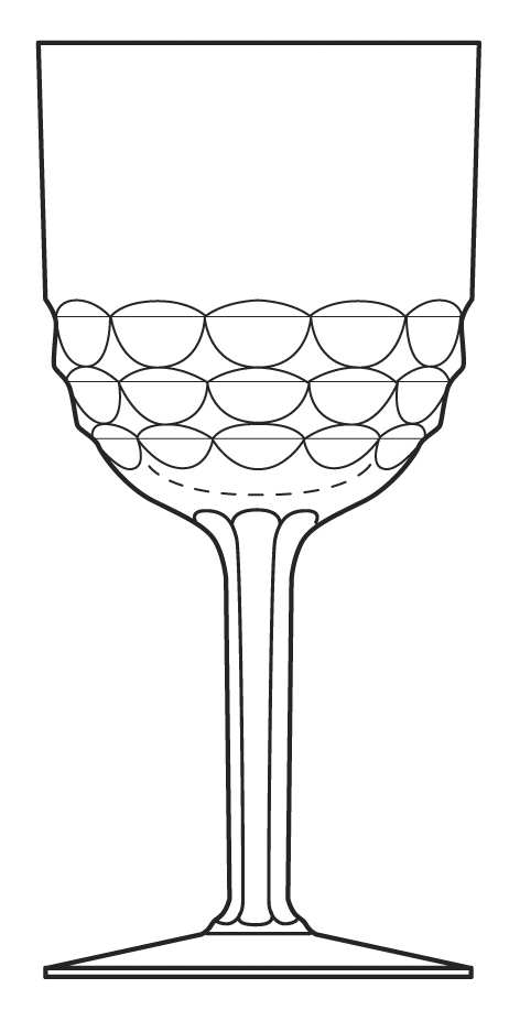 Candlewood Water Goblet by Hoya-1