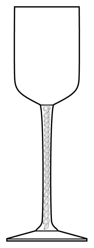 Glacier Water Goblet by Hutschenreuther-1