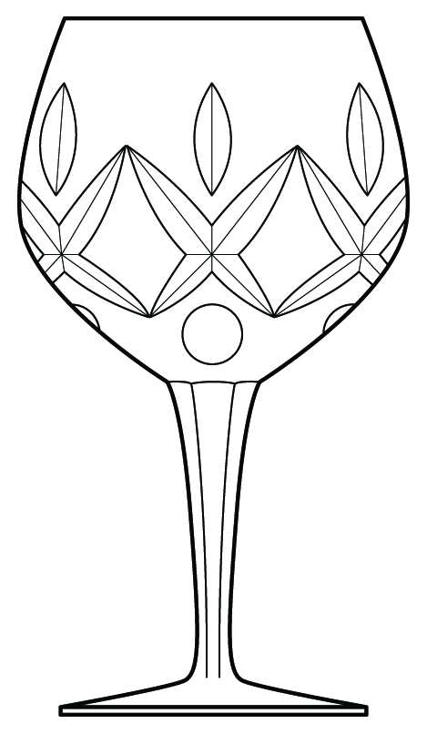 Laurelwood Water Goblet by Hutschenreuther-1
