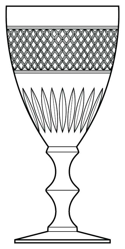 HUC1 Water Goblet by Hunt-1