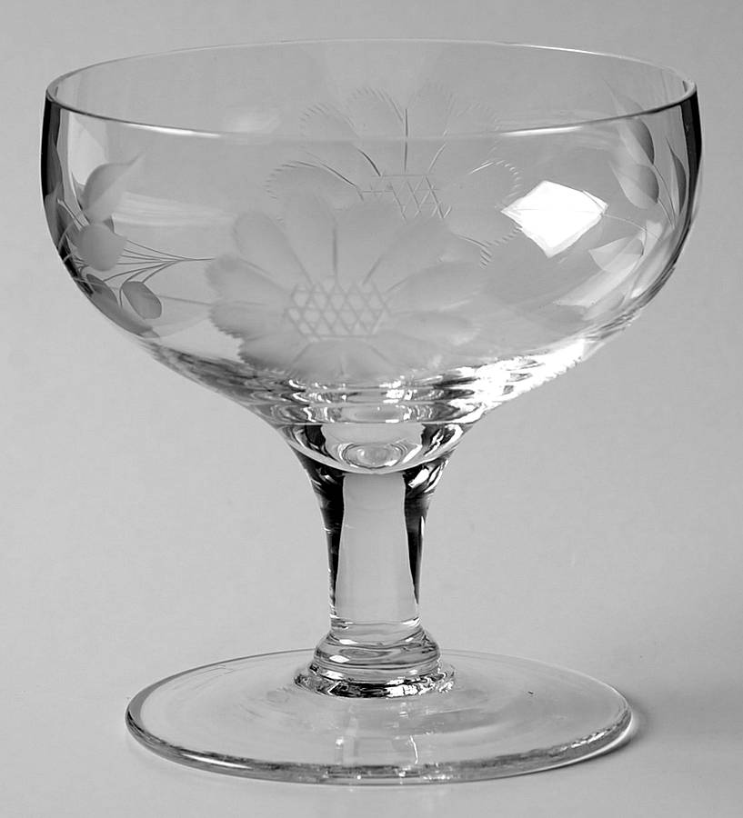 Cornflower (Smooth Stem, Non Optic) Low Sherbet by W J Hughes-1