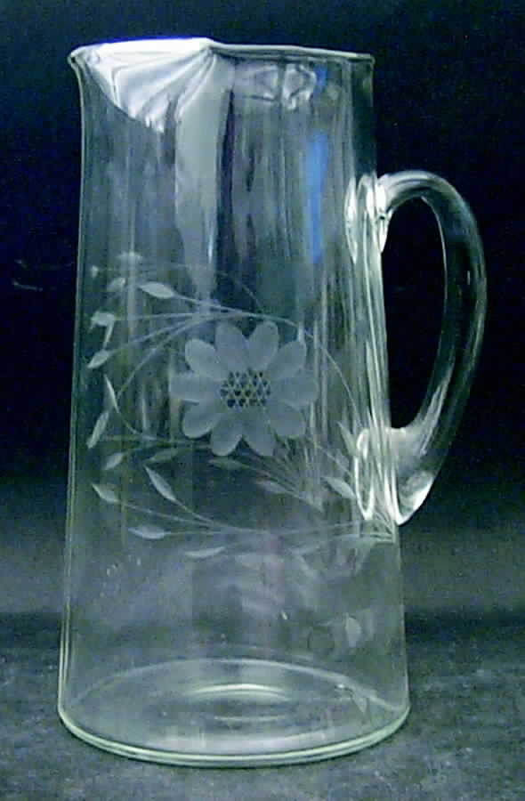 Cornflower (Smooth Stem, Non Optic) Pitcher by W J Hughes-1