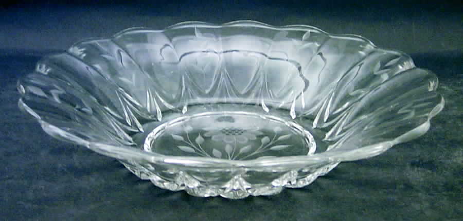 Cornflower (Smooth Stem, Non Optic) Centerpiece by W J Hughes-1