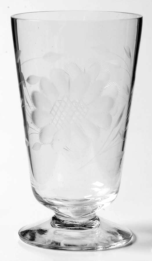 Cornflower (Smooth Stem, Non Optic) Juice Glass by W J Hughes-1