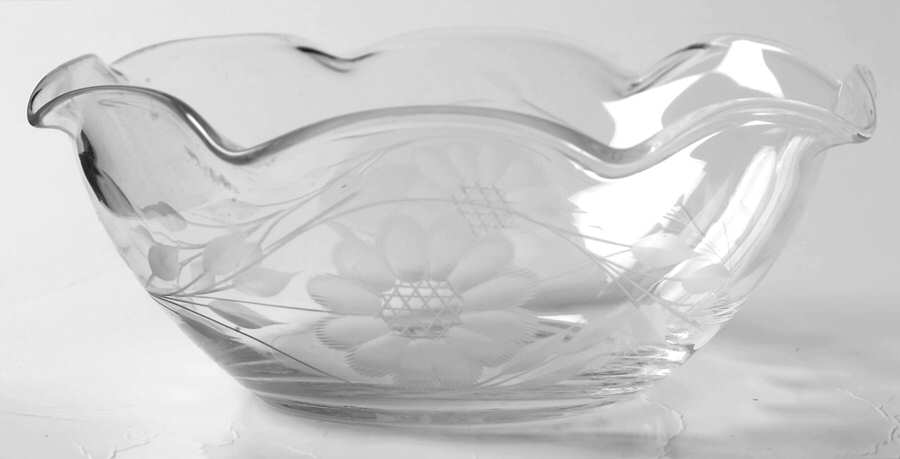 Cornflower (Smooth Stem, Non Optic) Nappy by W J Hughes-1