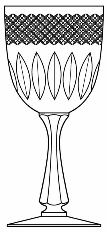Donisel Water Goblet by Hawkes-1