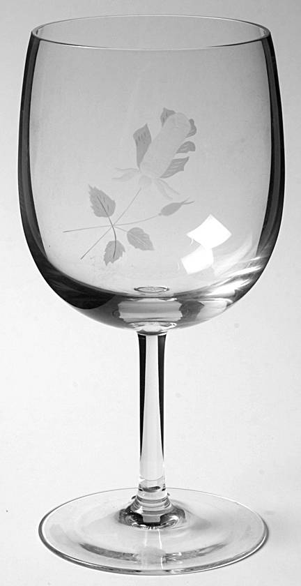 Midnight Rose Water Goblet by Heritage House-1