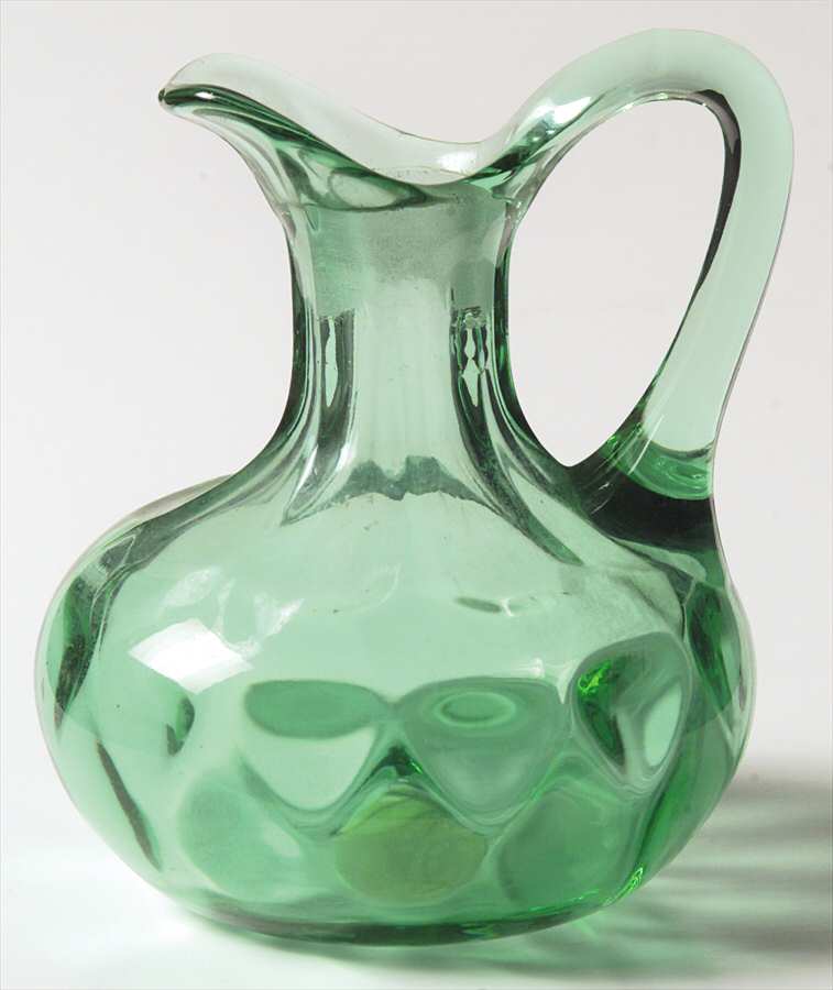 Yeoman Green (Stem 1184, Optic) 4 Oz Cruet No Stopper by Heisey-1