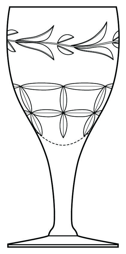 Sweet Briar (Stem 3304) Water Goblet by Heisey-1