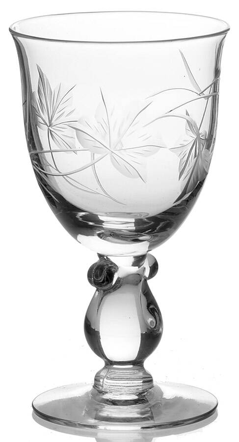 Ivy (Stem 5040, Cut) Wine Glass by Heisey-1