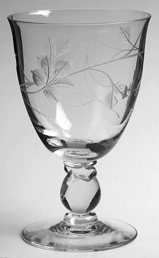Ivy (Stem 5040, Cut) Water Goblet by Heisey-1