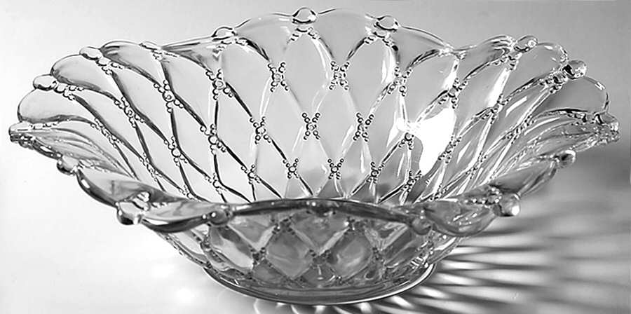 Wampum Crimped Bowl by Heisey-1