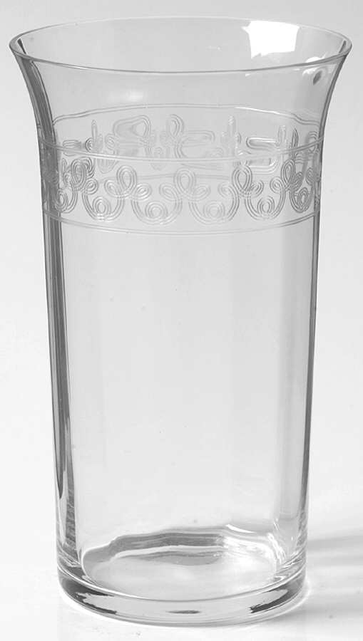 Trefoil Optic (Stem 3350) 12 Oz Flat Tumbler by Heisey-1
