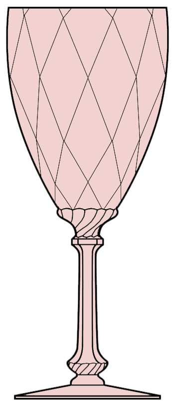 Old Dominion Pink Water Goblet by Heisey-1