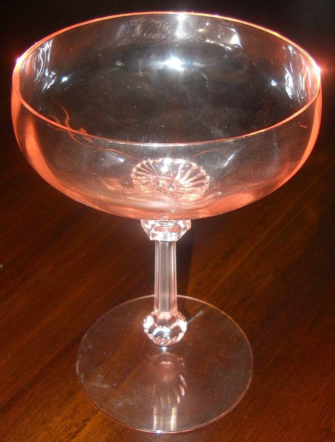 Old Dominion Pink Champagne/Tall Sherbet by Heisey-1