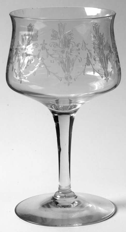SALEM (STEM #3312, ETCH #164) Water Goblet by Heisey-1