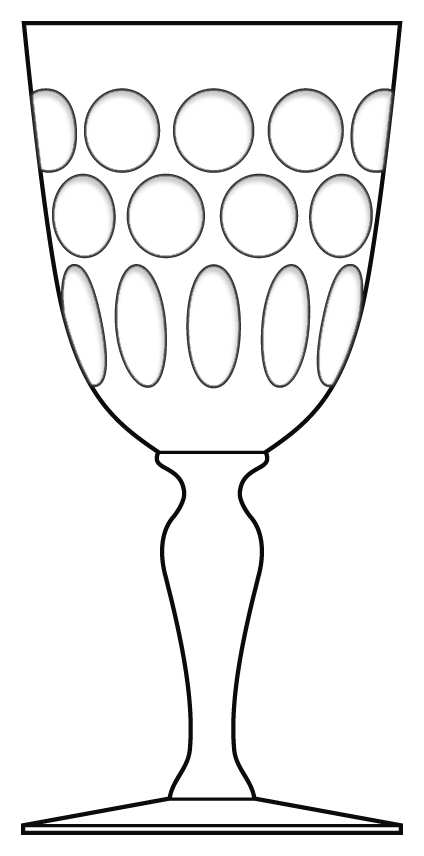 Djerba (No Ring) Water Goblet by Hermes-1