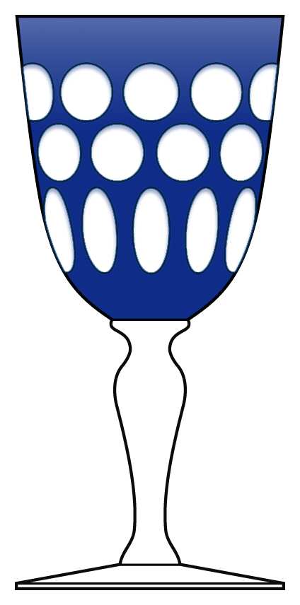 Djerba Blue Water Goblet by Hermes-1