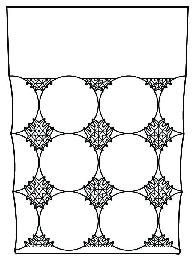 Grid & Square Flat Tumbler by Heisey-1