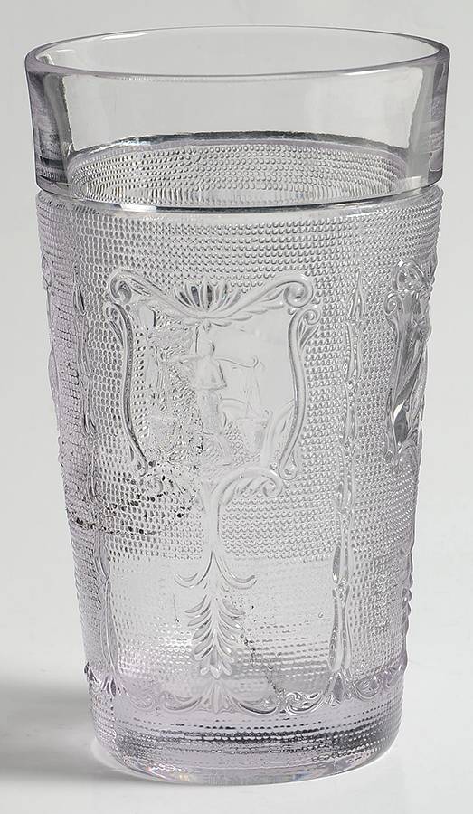 Zodiac Clear (Stem 1590, Astrological) Flat Iced Tea by Heisey-1