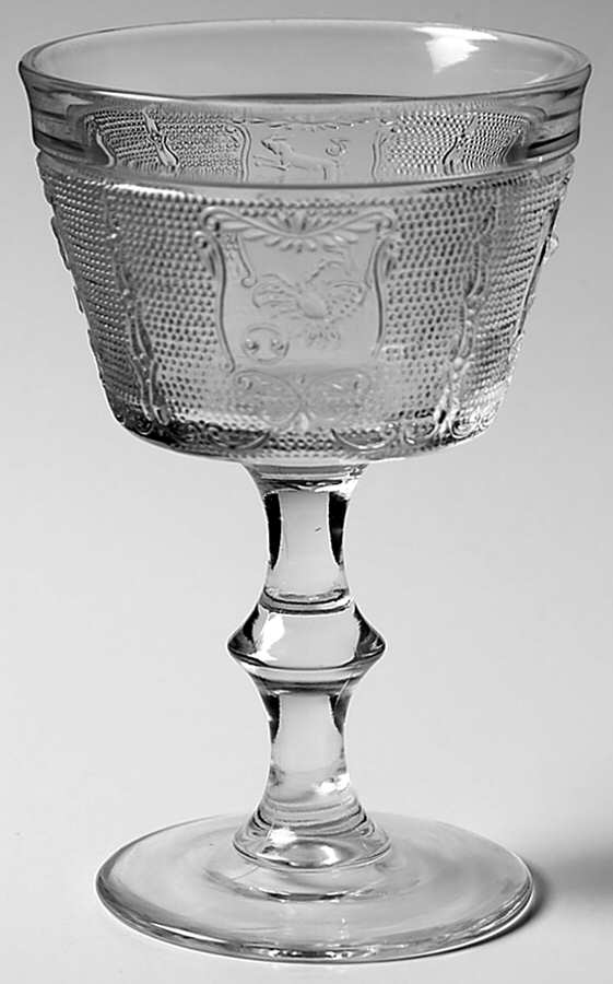 Zodiac Clear (Stem 1590, Astrological) Liquor Cocktail by Heisey-1
