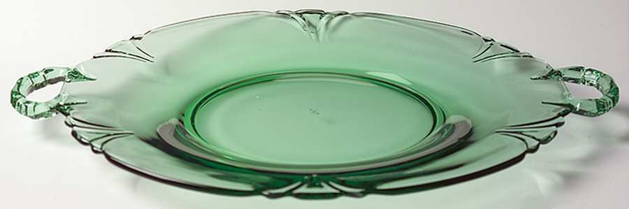 Empress Moongleam (Stem 1401) 12" Sandwich Plate by Heisey-1