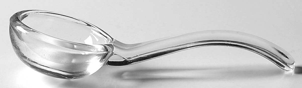 Fern Clear (Line 1495) Mayonnaise Ladle by Heisey-1
