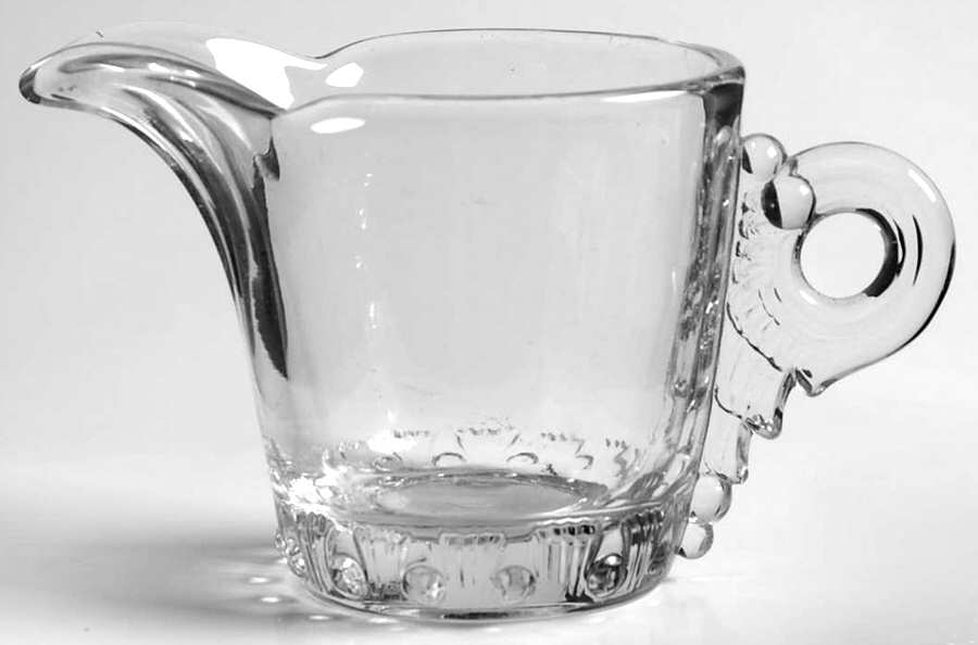 Fern Clear (Line 1495) Mini Creamer by Heisey-1