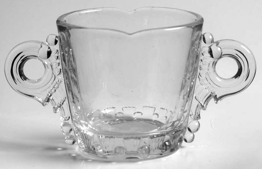 Fern Clear (Line 1495) Mini Open Sugar by Heisey-1