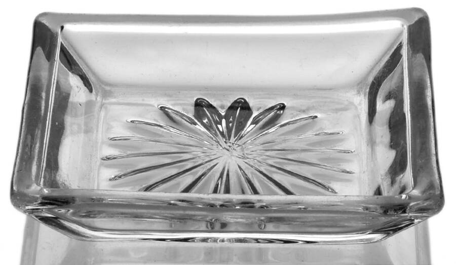 Quator Clear Butter Pat by Heisey-1