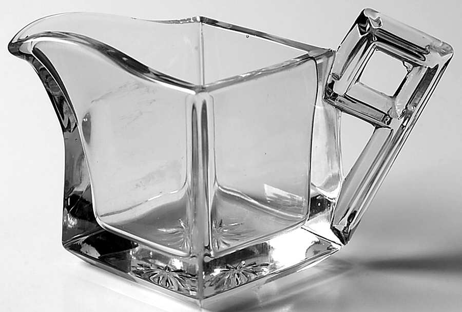 Quator Clear Individual Creamer by Heisey-1