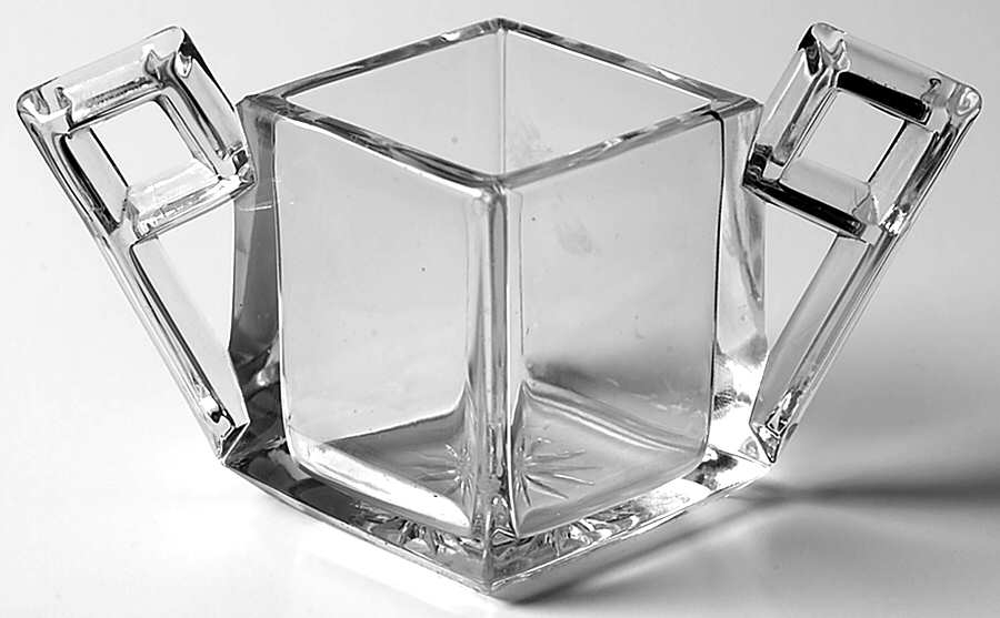 Quator Clear Individual Open Sugar by Heisey-1